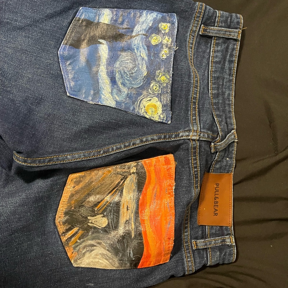Blue Distressed Jeans